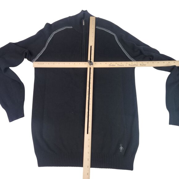 SMARTWOOL Sweater Mens Large 1/2 Zip Pullover Merino Wool Outdoor Hiking Warm - Picture 6 of 13